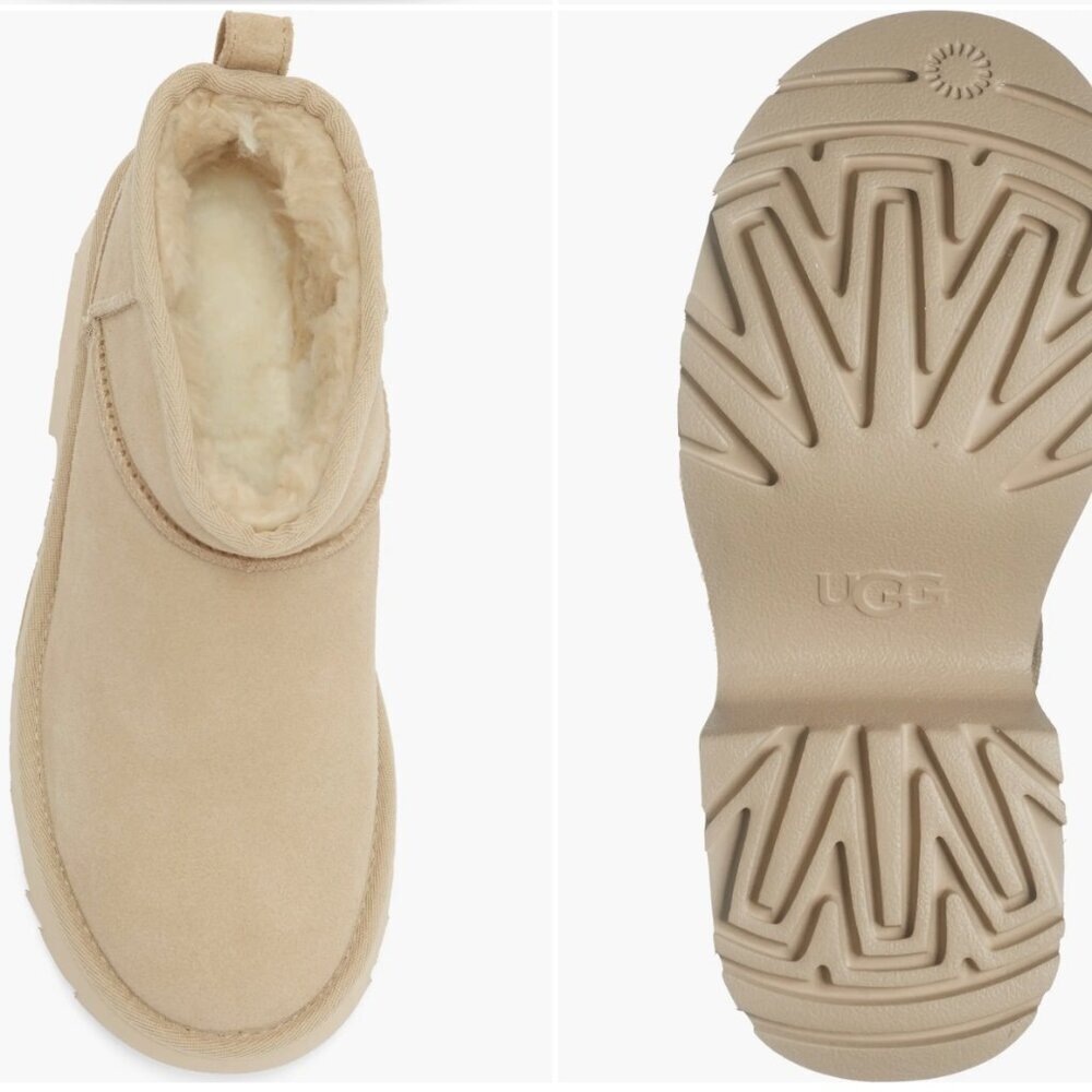 UGG Classic Ultra Mini New Heights Platform Boot – MDSD – Size 9 – NWT - Picture 4 of 5